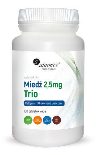 Miedź 2,5mg Trio