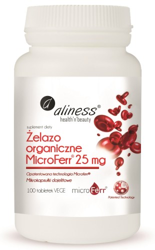 Żelazo organiczne MicroFerr 25mg