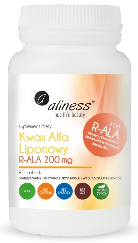 Kwas Alfa Liponowy R-ALA 200mg