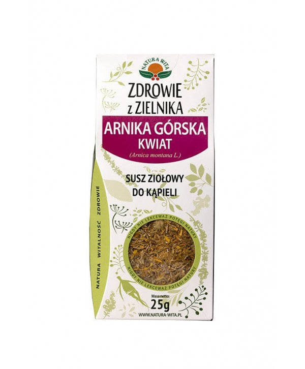 ARNIKA GÓRSKA KWIAT SUSZ ZIOŁOWY DO KĄPIELI - 25 g