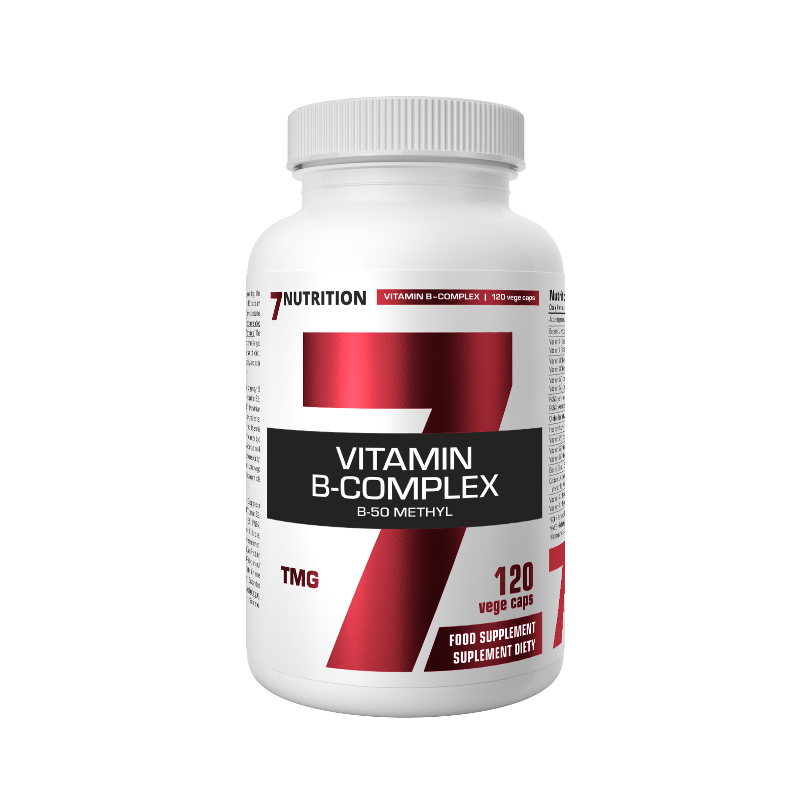 7Nutrition Vitamin B-Complex B 50 Methyl 120caps