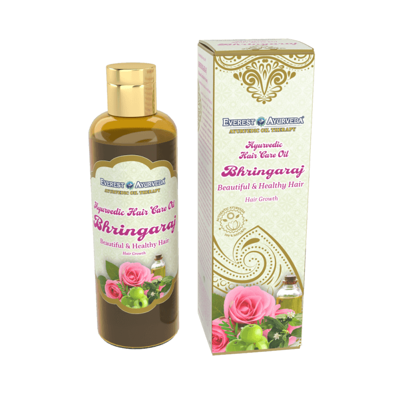 OLEJ do pielęgnacji włosów BHRINGARAJ Piękne & zdrowe włosy