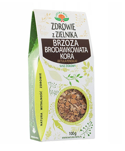 BRZOZA BRODAWKOWATA KORA - SUSZ ZIOŁOWY - 100g