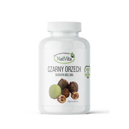 Czarny orzech skorupa mielona 50g