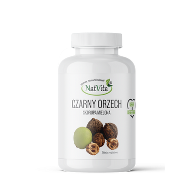 Czarny orzech skorupa mielona 50g