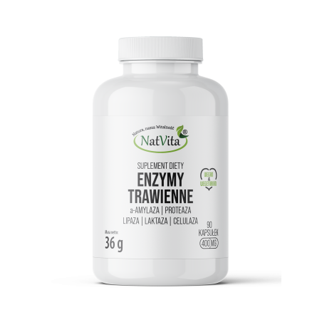 Digezyme Enzymy Trawienne w kapsułkach 400mg