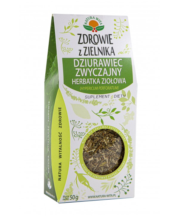DZIURAWIEC ZWYCZAJNY - SUPLEMENT DIETY - 50g