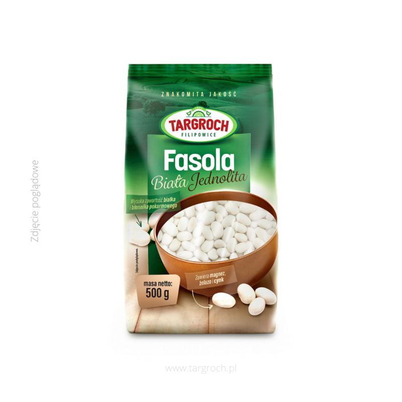 Fasola biała - perełka - flowpack 500 g