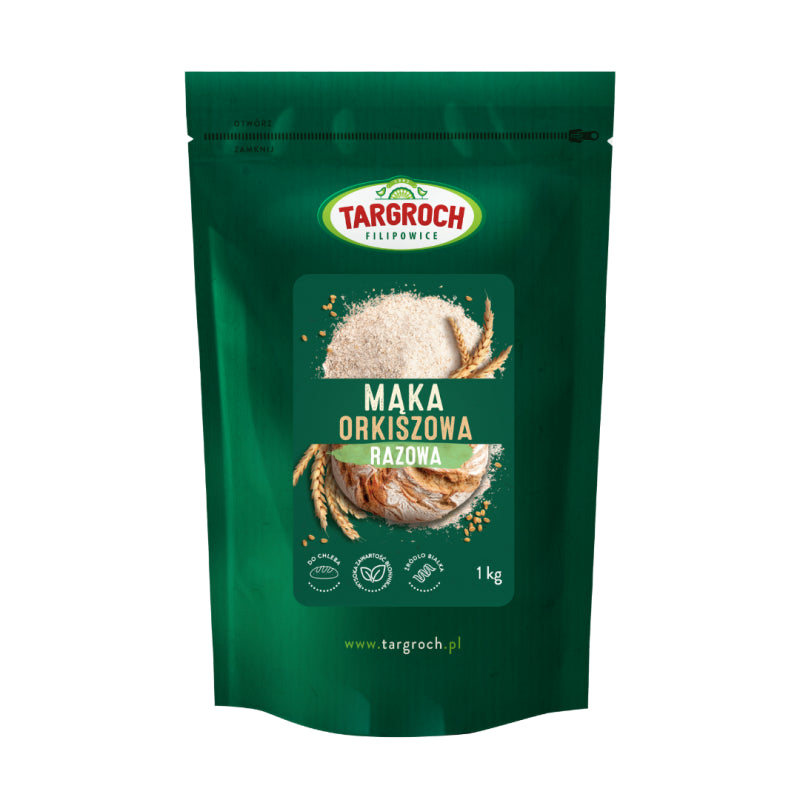 Mąka orkiszowa razowa - typ 300 - doypack 1 kg