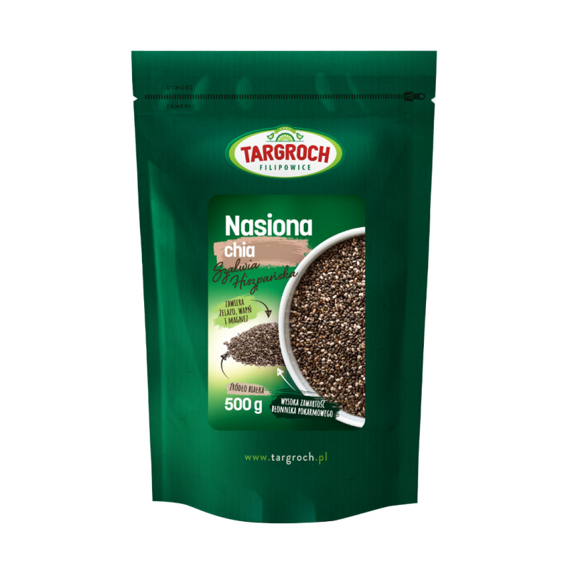 Nasiona chia - szałwia hiszpańska - doypack 250 g