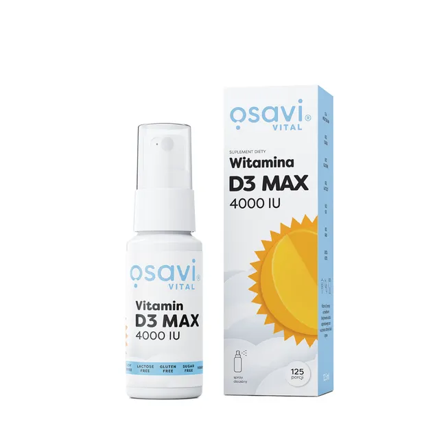 Witamina D3 4000 IU - 12,5 ml spray