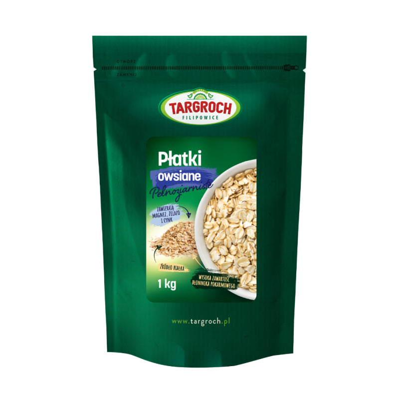 Płatki owsiane - doypack 1 kg