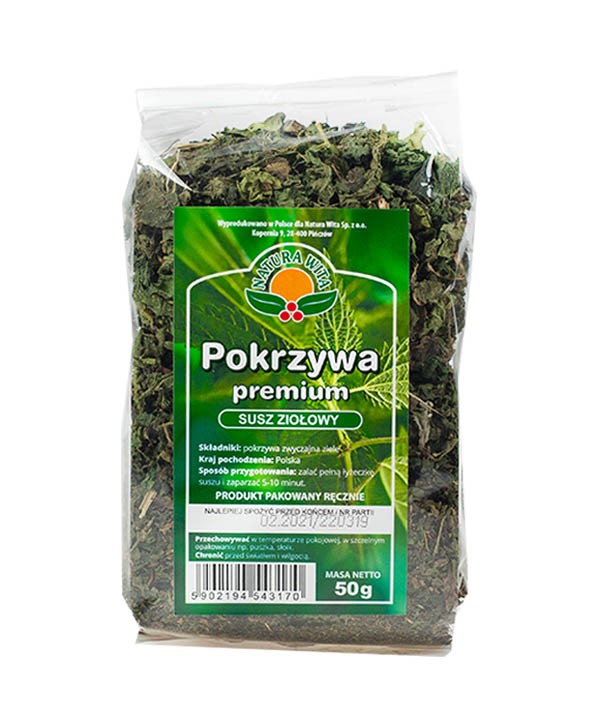 POKRZYWA ZWYCZAJNA LIŚĆ - 50g