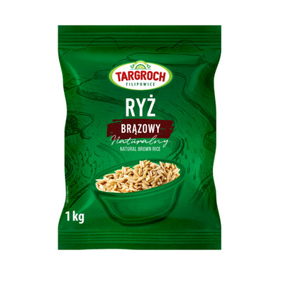 Ryż brązowy naturalny - flowpack 1 kg