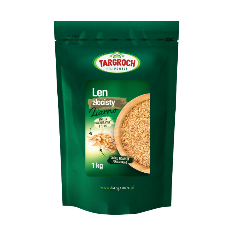Len ziarno złoty - doypack 1 kg