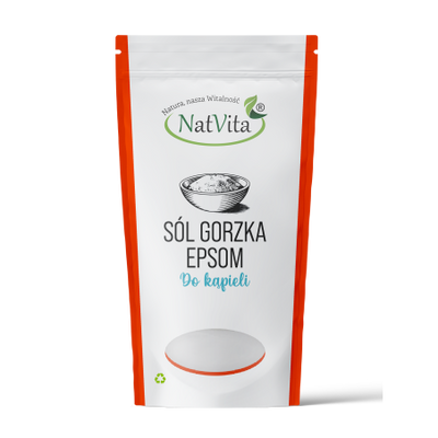 Sól Epsom do kąpieli - siarczan magnezu siedmiowodny 1000g