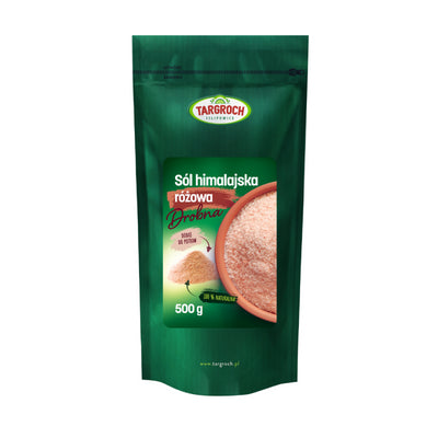 Sól himalajska ciemno różowa drobna - doypack 1 kg
